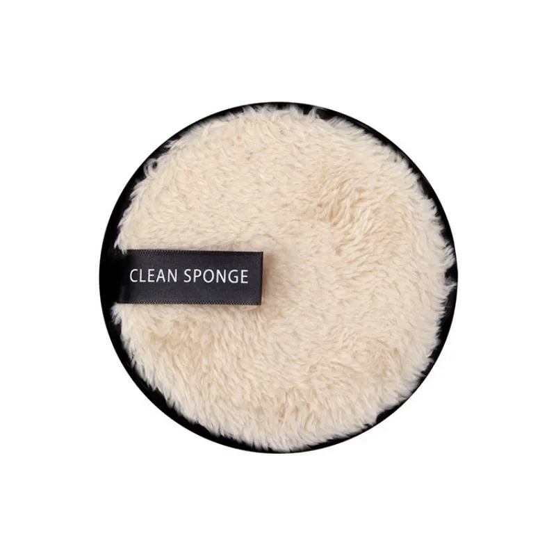 세척 가능한 재사용 가능한 메이크업 리무버 패드 면 물티슈 마이크로 화이버 화장품 페이스 클렌징 스폰지 스킨 케어 도구 3Pcs