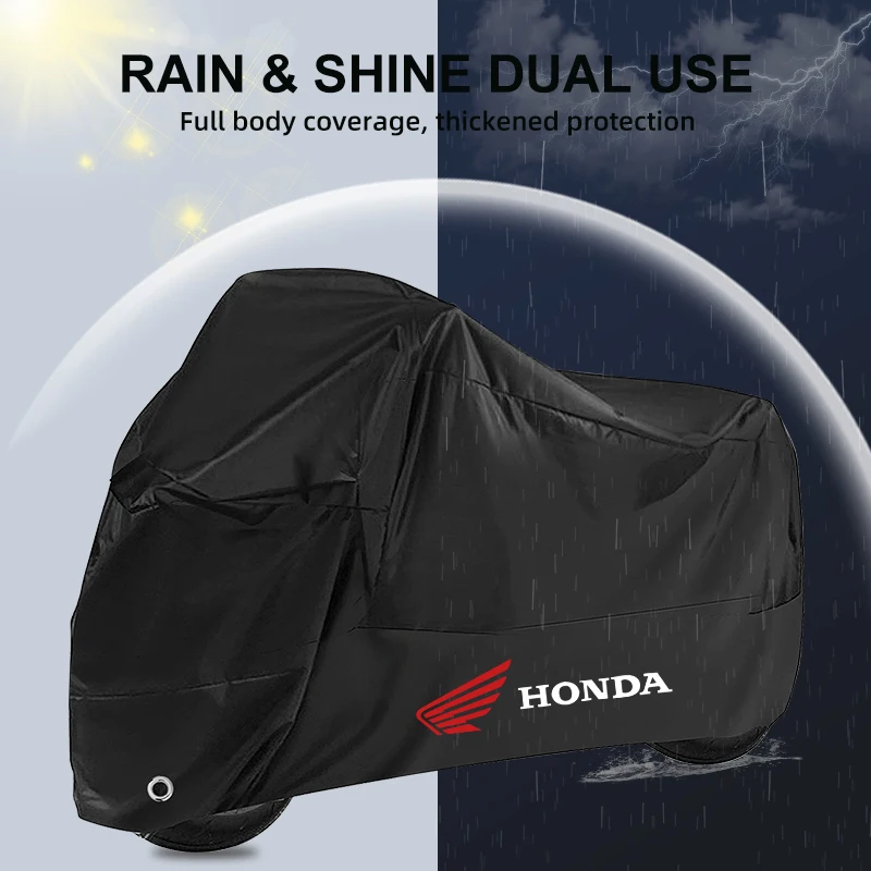 Motorcycle Cover Waterproof Dustproof UV Protective Outdoor Scooter Motorbike Rain Cover for Honda CRF CB CR XR CRM CBR 125 250 motorcycle cover scooter cover