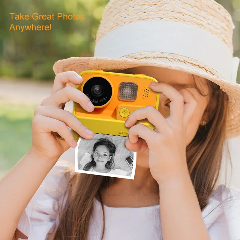 Kids Video Photo Camera With Print Children's Instant Print Camera Toys For Kids Girls Birthday Gift Instantane