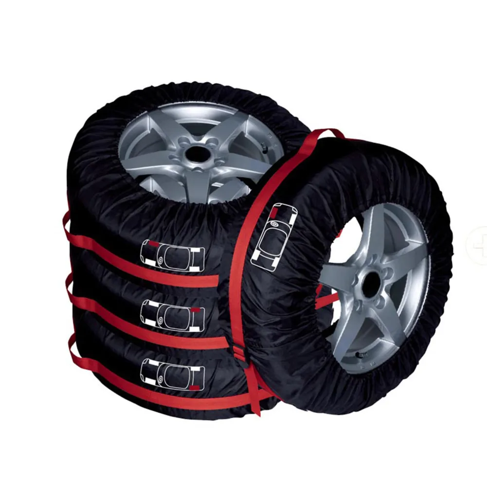 

Wheel Tyre Storage Bags 210D Oxford Spare Tire Covers Waterproof Dust-proof Auto Wheel Protection With Handle Dropshipping