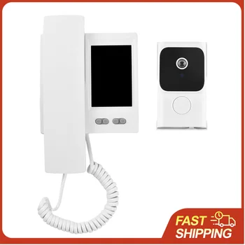 Videocitofono Wireless con Schermo IPS da 3,5 Pollici, Protocollo Privato 2.4G, Visione Notturna IR per Sicurezza Domestica, Resistente alle Intemperie IP44
