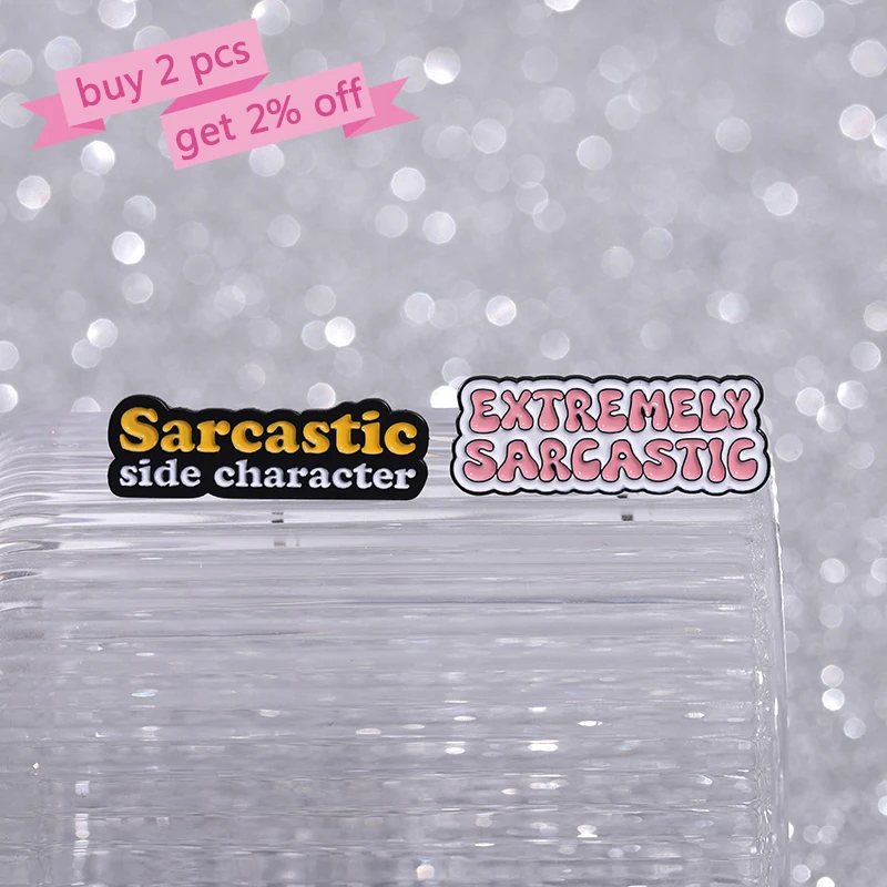 IDC IDK IDGAF Emaille Pins Custom Sarcastische Is Mijn Alleen Defensie Broches Revers Badges Grappige Sieraden Cadeau voor Kinderen Vrienden  36