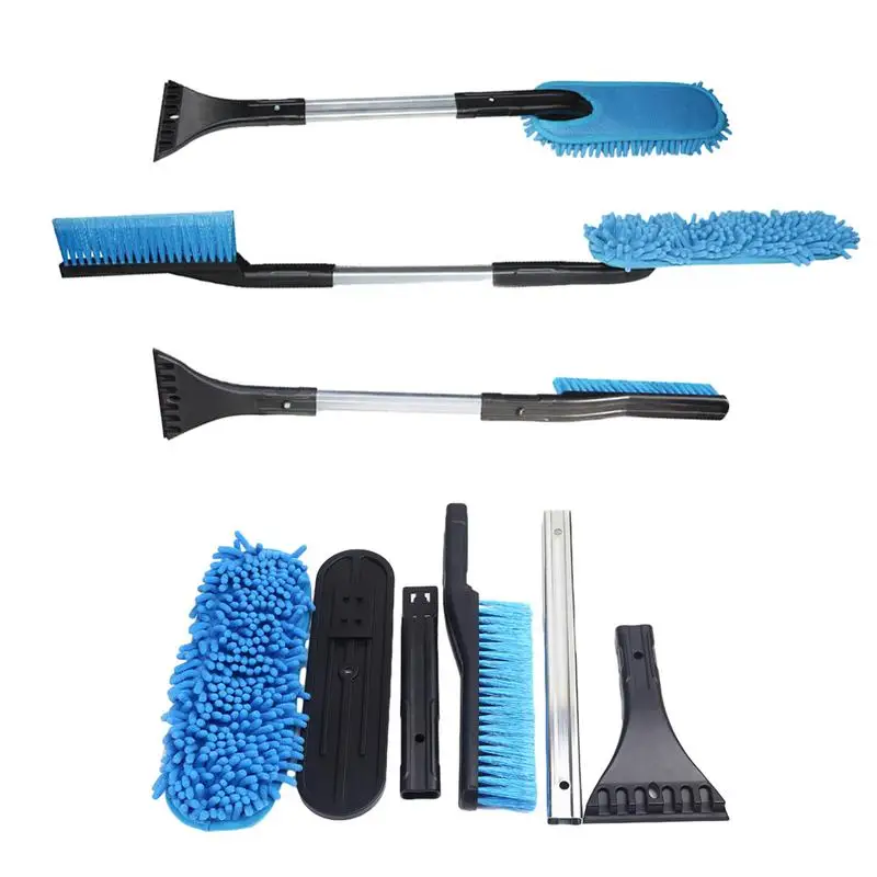 

3 in 1 Ice Removal Scraper Brush Multifunctional Detachable Snow Removal Tool Snow Shovel for Car Outdoor Camping Ski Garden