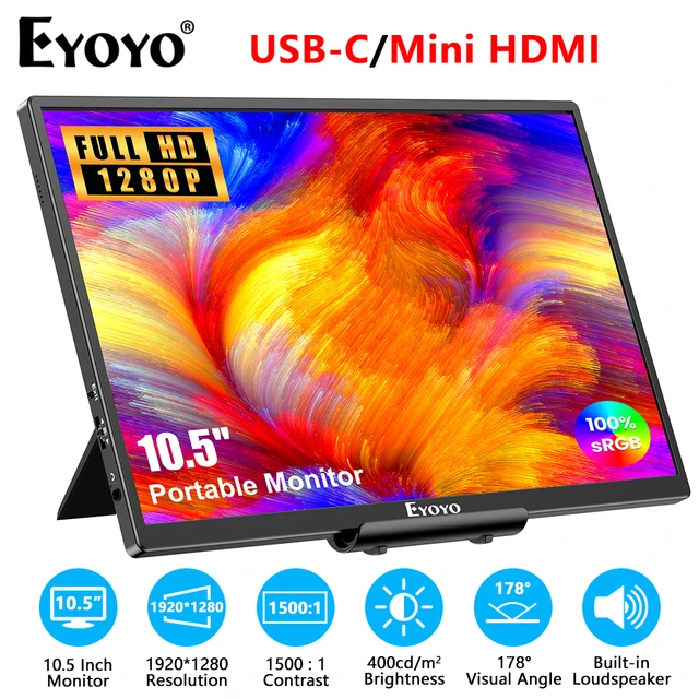 Écran tactile de moniteur portatif de HDMI  Mini ordinateur d'écran  tactile de moniteur-Ips-Aliexpress