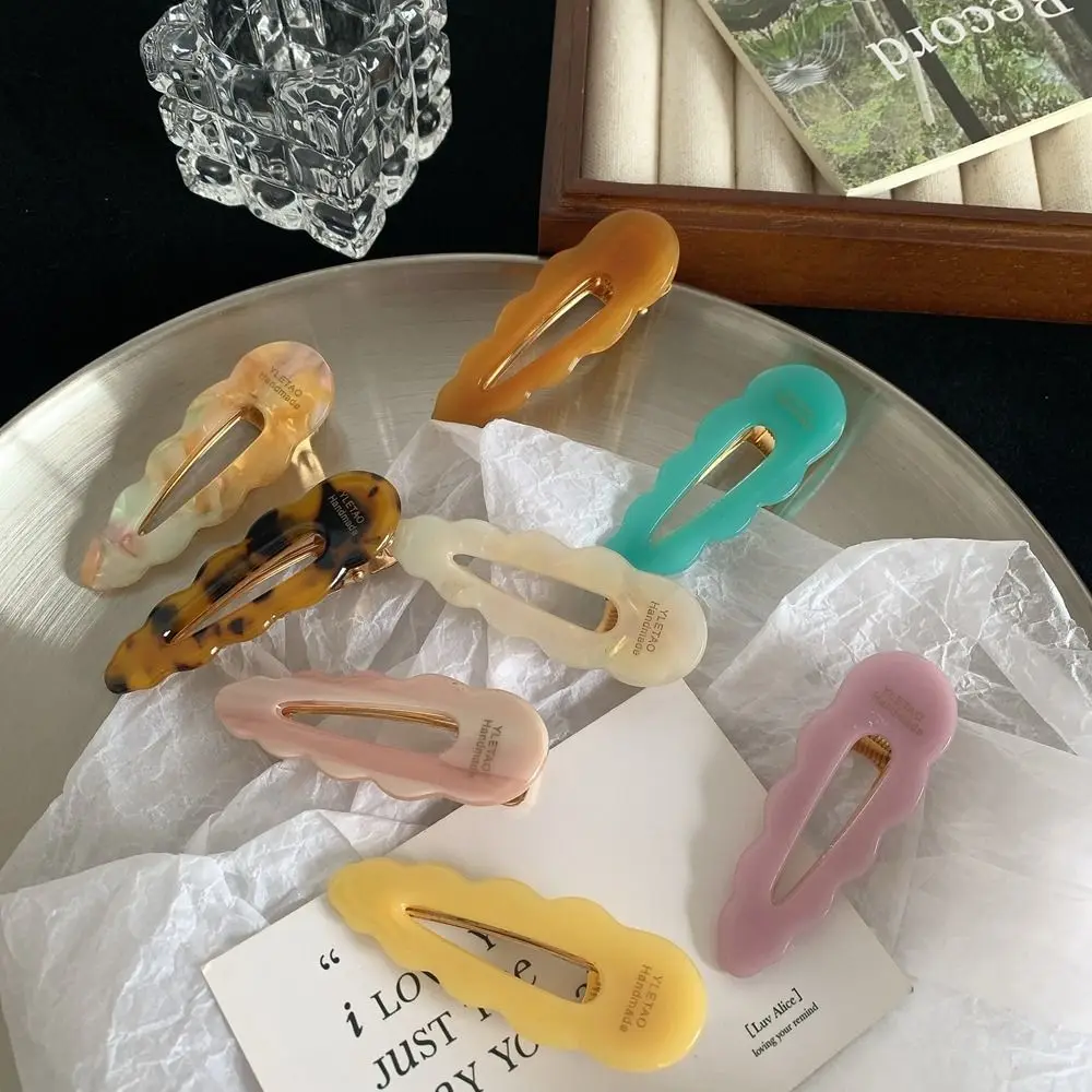 

Acetate Acetic Acid Duckbill Clip Creative Small Hair Clip Hollow Side Clip Headwear