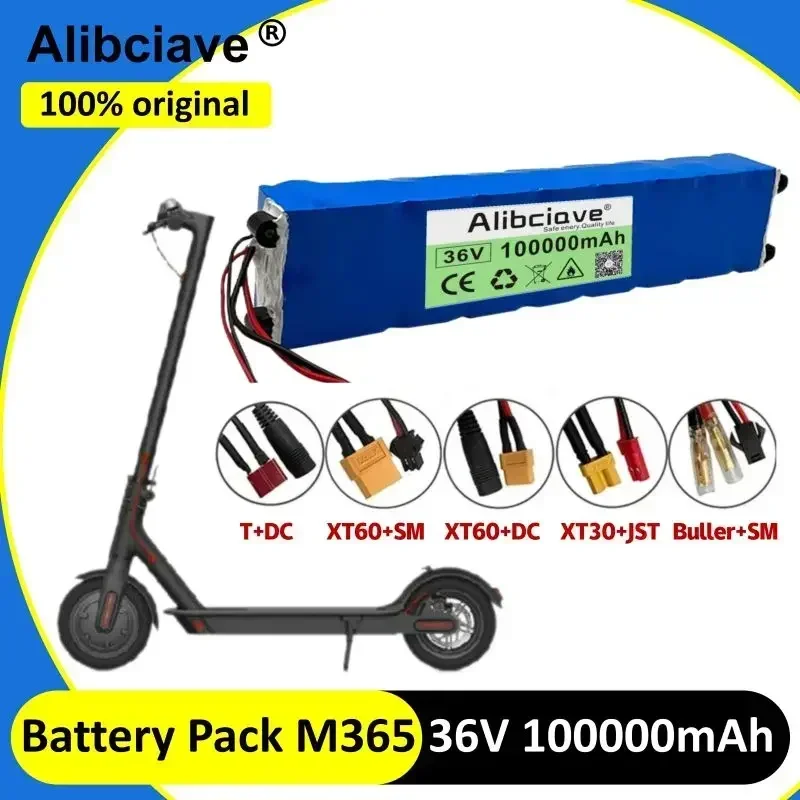 

10S3P 36V 100000mAh 36v Electric Scooter Battery Pack 18650 Lithium M365 Electric Scooter 36v Battery Scooter