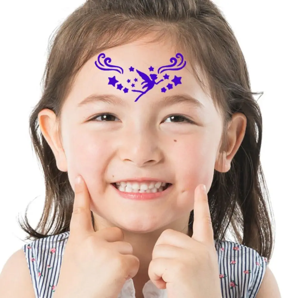 10PCS NEW Plastics Body Painting Template Reusable Face Art Temporary Tattoos Paint Template Birthday Party