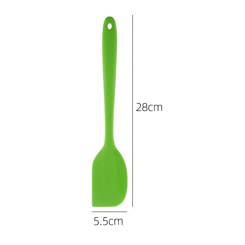 Aixiangru Integral Silikon Schaber Bord Kuchen Creme Spachtel Gummi Weichen Messer Rühren Stick Backen Tools Große/Medium/Kleine – Detail 13