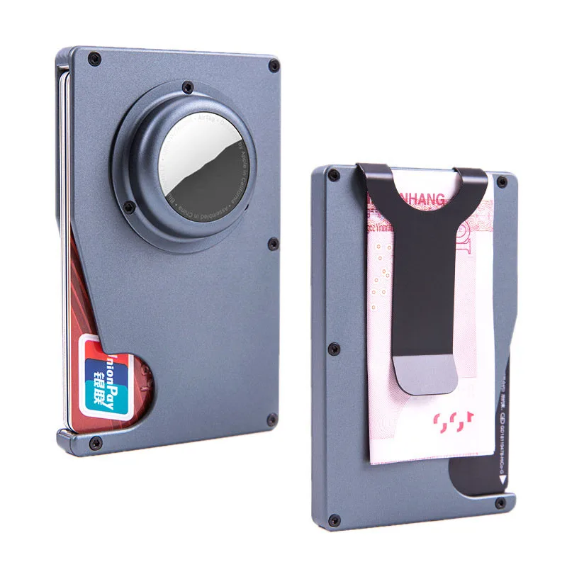 카드홀더 RFID 알루미늄 케이스 금속 지갑, 맞춤형 주문, 100 개