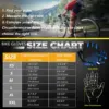 MOREOK Cycling Gloves,Breathable Bicycle Gloves,5MM Gel Pads Non-Slip Mountain Bike Gloves MTB Road Biking Gloves for Men Women 6