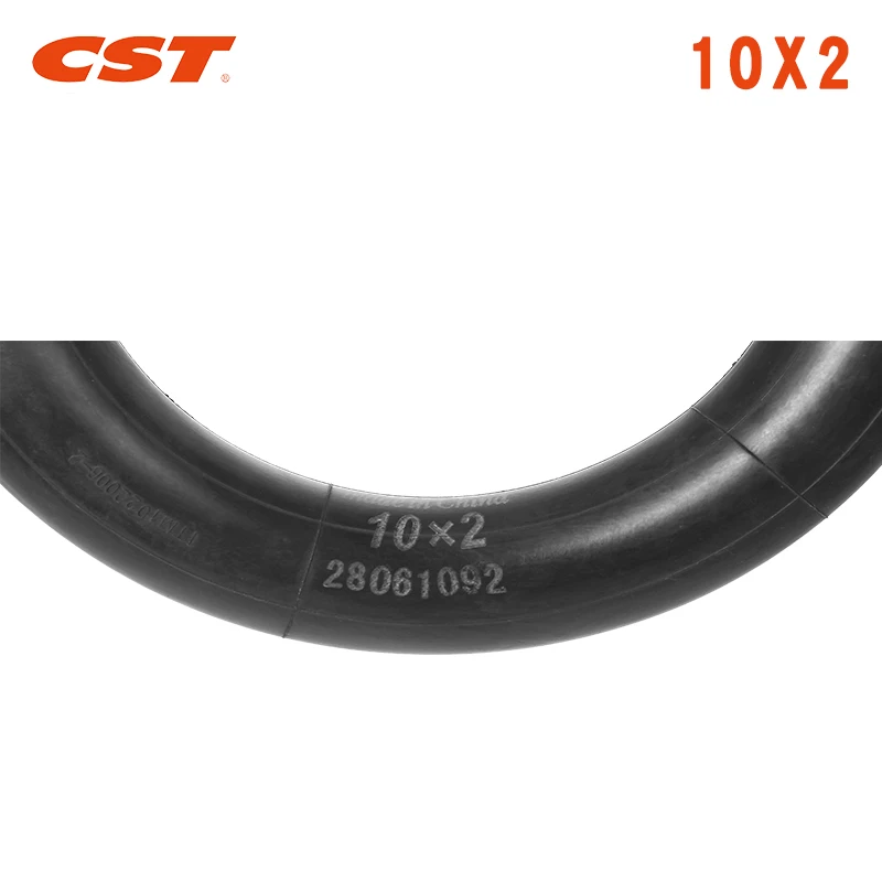 CST-10Inch Butyl Rubber Camera Tube, 10x2.0, 10x2.125, 10x2.25, for Electric Skateboard, Bike Accessories