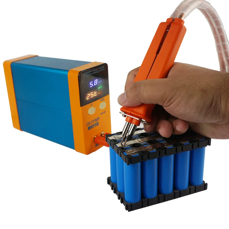 GLITTER 801B battery spot welder 11.6 KW 500A High Power welding Precision Pulse Spot Welder Voltage Measurement Dual Feature 6