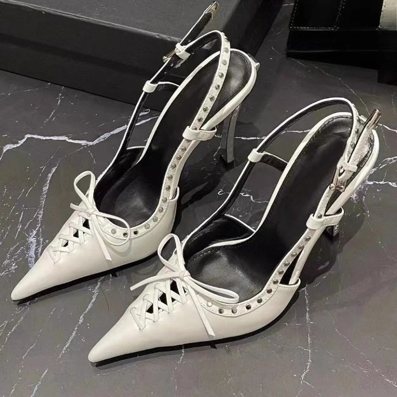 New Trend Women's High Heel Sandals Summer Causal Ladies Uniform Performance Shoes Non-slip Hollow-out Woman Catwalk Sandals