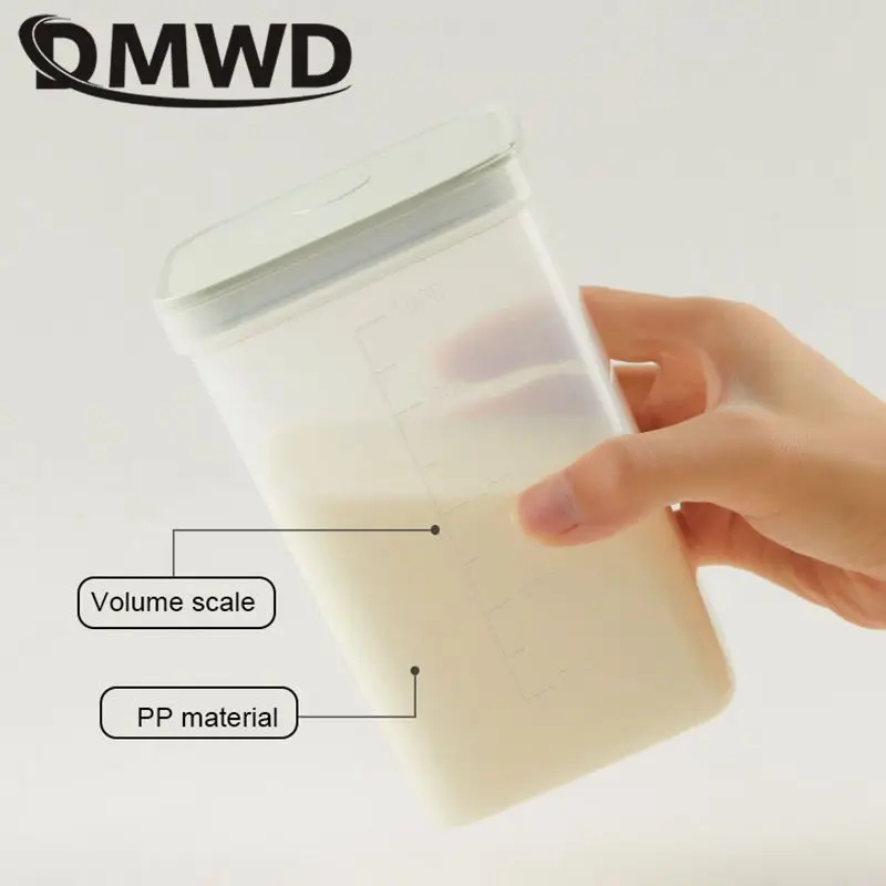 DMWD Household Yogurt Machine Portable Rice Wine Maker Milk Fermentation Machine Adjustable Acidity With 1L Container 220V 4