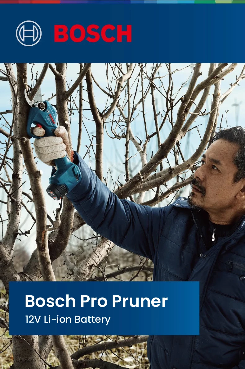 Bosch Pro Pruner Electric Shear 12V Cordless Household Pruning Branch Cutting Scissors Garden Power Tools Hedge Trimmer
