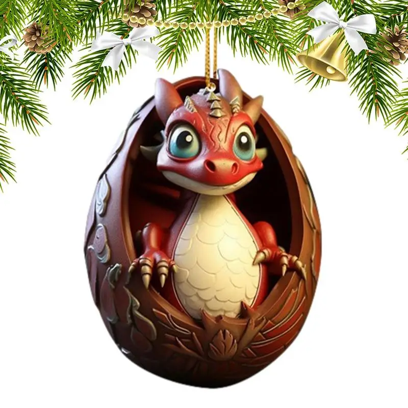 

Мини-динозавр, украшения для рождественской елки, мини-украшение для елки, Декор для дома, 2D Акриловый праздник