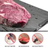Meat Defrosting Tray Rapid Defrost Plate for Food Natural Miracle Thawing Mat Fast Thaw Board Master Meat Defroster Tray 4