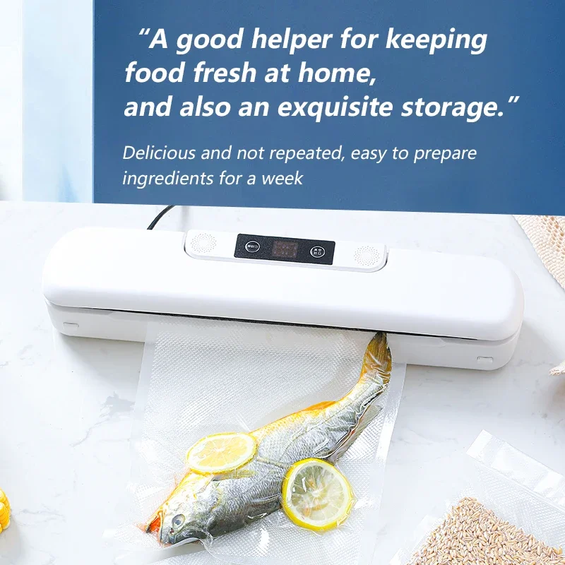 

Food Vacuum Sealing Machine Food Preservation Moisture Anti-mold Home Automatic Packaging Vacuum Food Preservation Machine