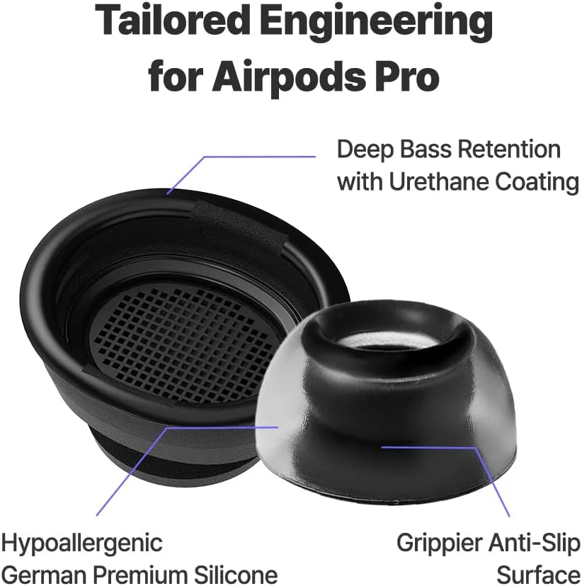 AZLA Crystal For AirPods Pro Eartips Earbuds Anti-Slip Avoid