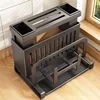Kitchen Knife Holder Storage Rack for Kitchen Knives Chopsticks Cutting Boards Pot Covers Multifunctional Knife Storage Rack 1