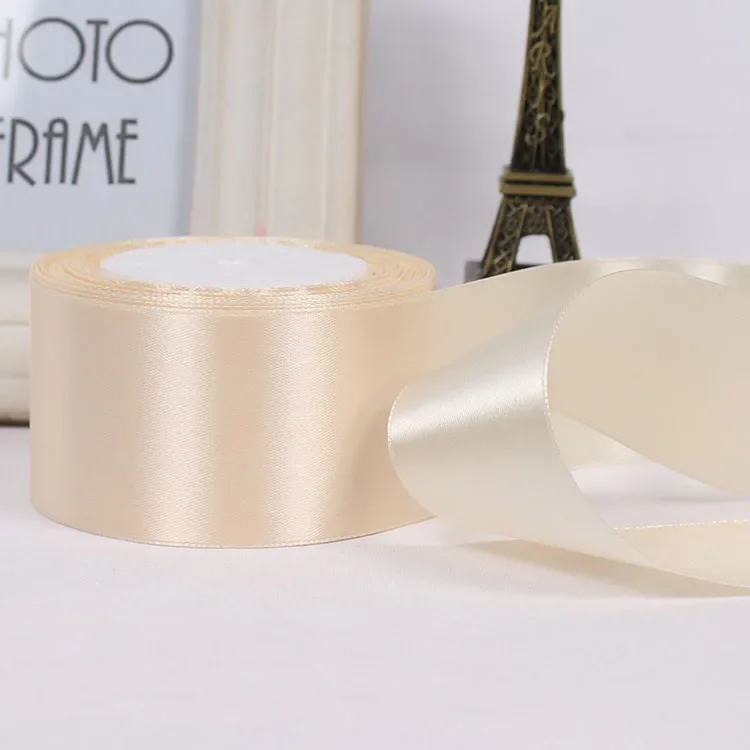 Pink Satin Ribbon for Festive Gift Wrapping and DIY Crafts