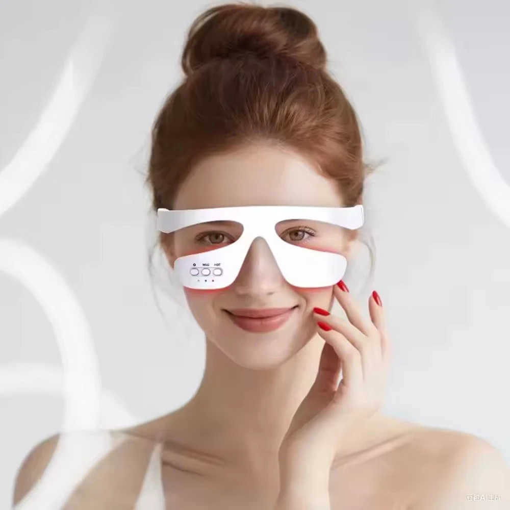 3D Eye Massager Anti-Aging Eye Massage Instrument Eyes Fatigue Relief Relaxation Relieve Dark Circles EMS Eye Lift Care Massage