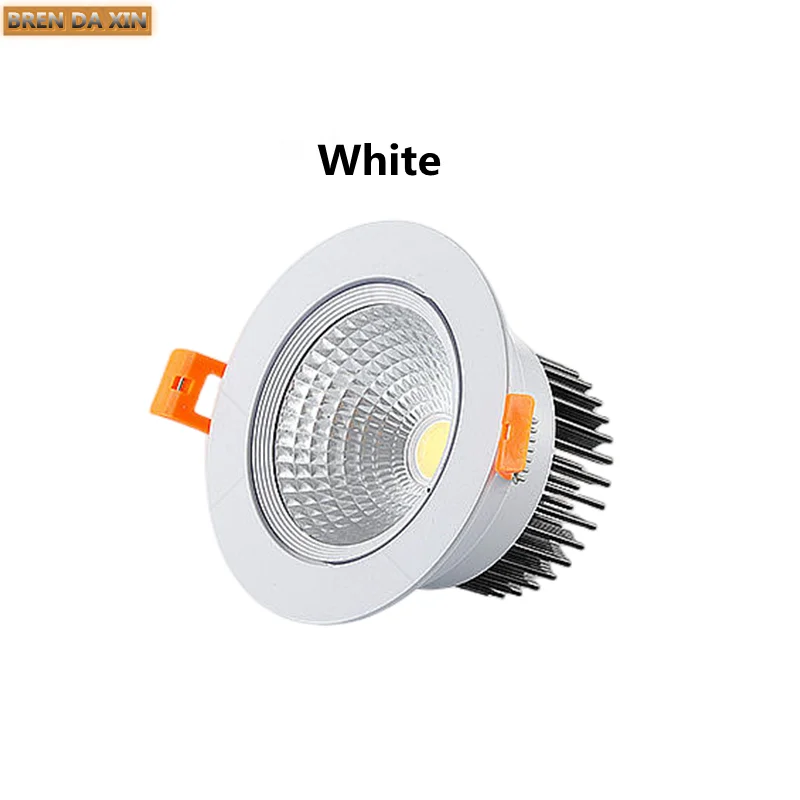 Led Downlight Recessed Ceiling Spotlight Recessed Dimmable LED downlight Angle Adjustable COB Ceiling Light Spot Light 7W9W12W15W18W Rotating AC85-260V Indoor Bulb