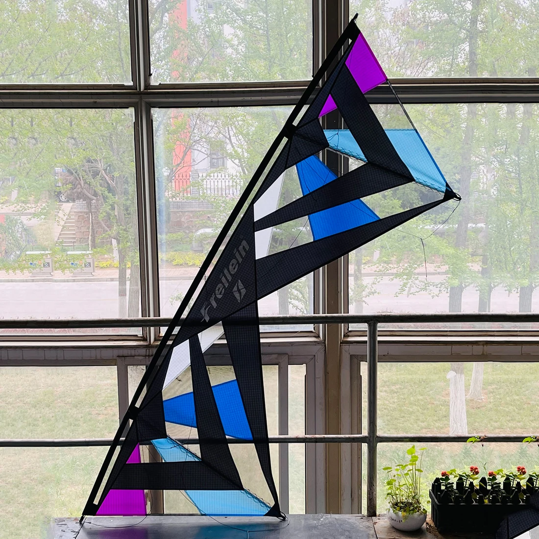 Freilein 2.38m Quad Line Stunt Kite Large Professional Acrobatic Kite PC31 Handle + 4x30mx90lb Dyneema Lines + Bag Kit Available