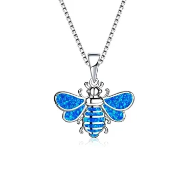 Fashion Cute Animal Bee Pendant Necklace For Women
