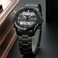 Skmei 2049 Mens Back Light Sport Watch Waterproof Alarm Clock Relogio Masculino 3 Time Countdown Timer Digital Wristwatches 2