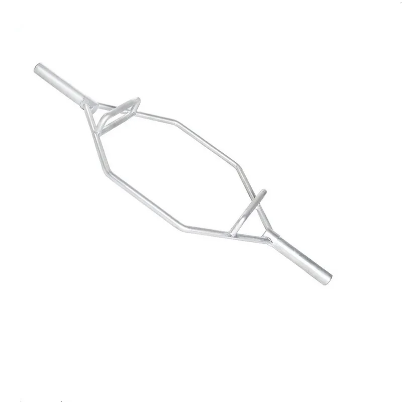 Deadlift Hex Trap Bar Hot Sell Barbell Training Standard Steel Silver Chrome Paper Tube+ Plywood Case Regular Size 50Pcs Ma-5012