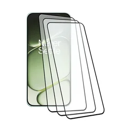 Tempered Glass Screen Protector with Anti - Scratch Front Cover and Soft Fiber Lens Film (3 Glass)