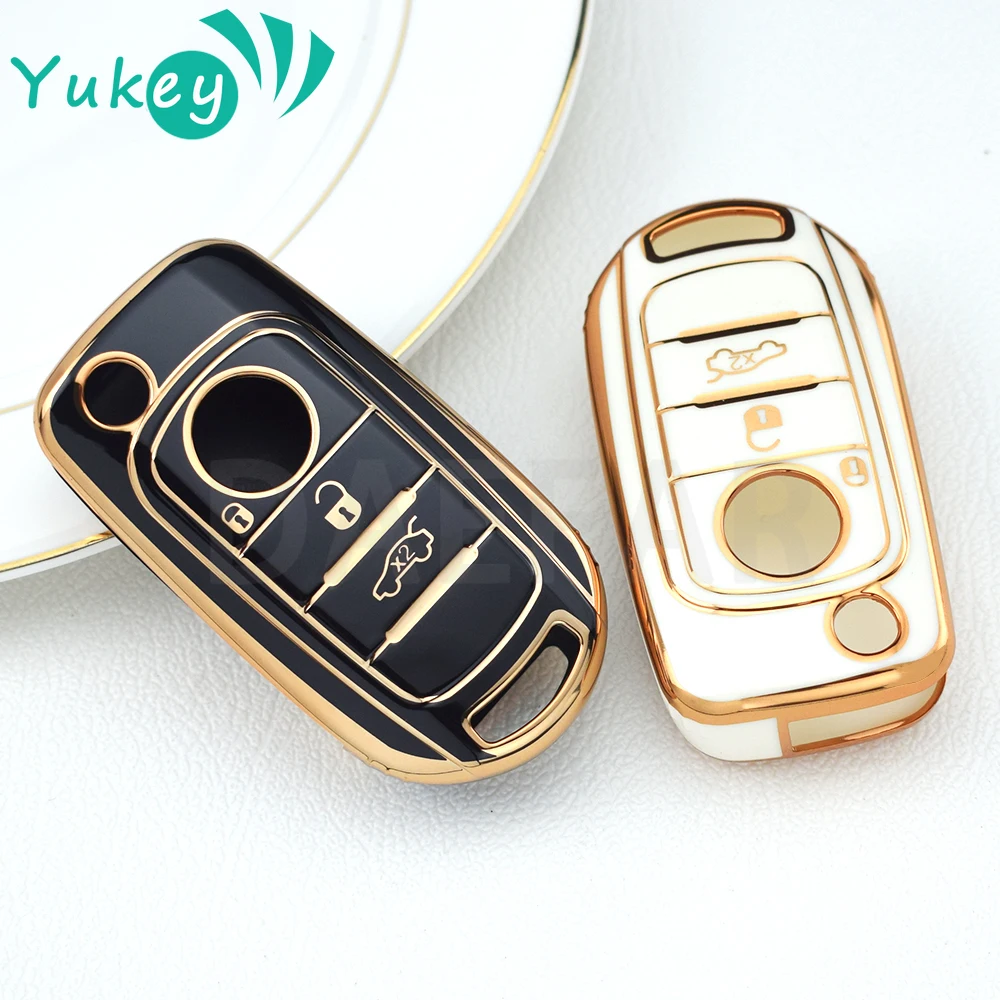 Per Fiat Tipo Toro Nuovo Freedom 500X Doblo Argo Grazie Pieghevole Auto Remote Key Case Cover Shell Key Protector Fob Accessori