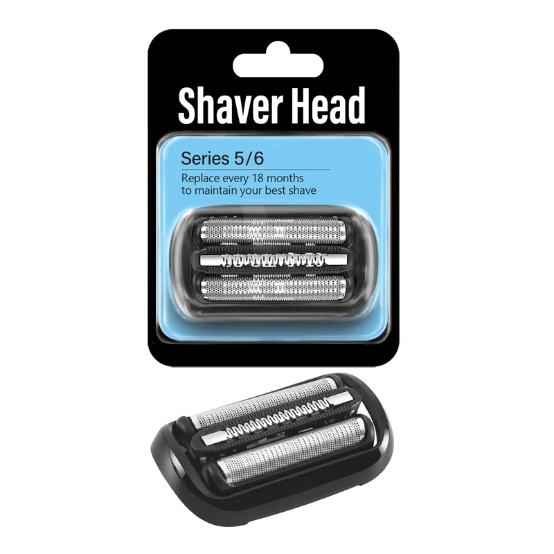 Głowica wymienna z folią i ostrzem 53B pasująca do golarek elektrycznych Braun Series 5 i 6 5020s 5018s 5035s 5050cs 6020s 6040cs 6072cc