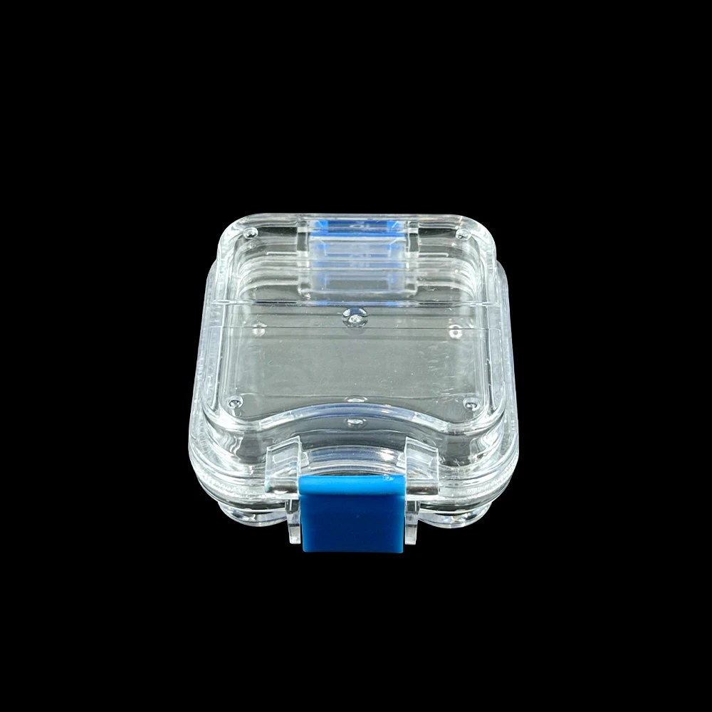 Scatola Per Denti Dentale Trasparente Con Pellicola Con Membrana Per Protesi Impianto Di Stoccaggio Scatole Di Plastica Contenore Per Denti