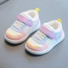 Boys and Girls Spring and Autumn Non-slip Soft Bottom Color Splicing Baby Board Shoes 3