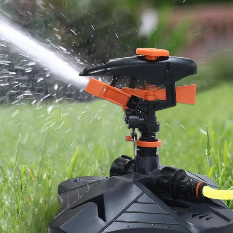 

Automatic Rotating Sprinkler 360 Degree Rotation Watering System Large Area Coverage Water Sprayer Garden Lawn Irrigation Tool