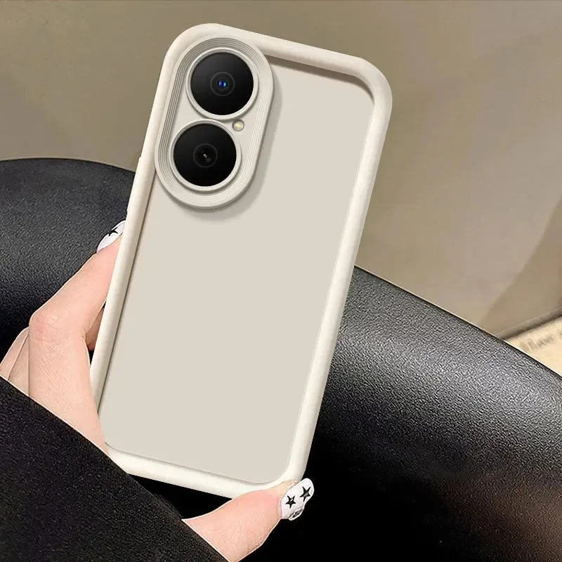 Luxury Candy Matte Soft Back Cover - Anti-Fall Protection Case
