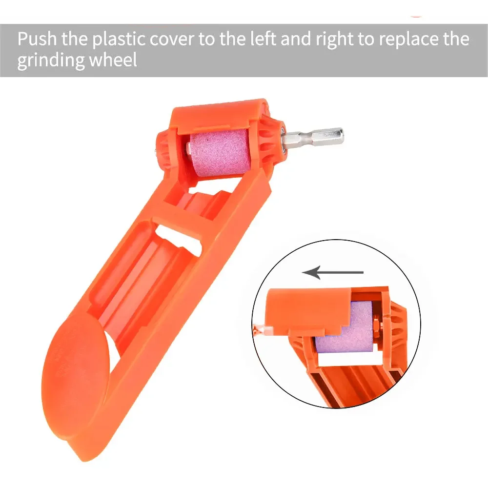 Drill Bit Sharpener Corundum Grinding Wheel Bit Tool Twist Drill Sharpen Machine for Step Dremel Accessories