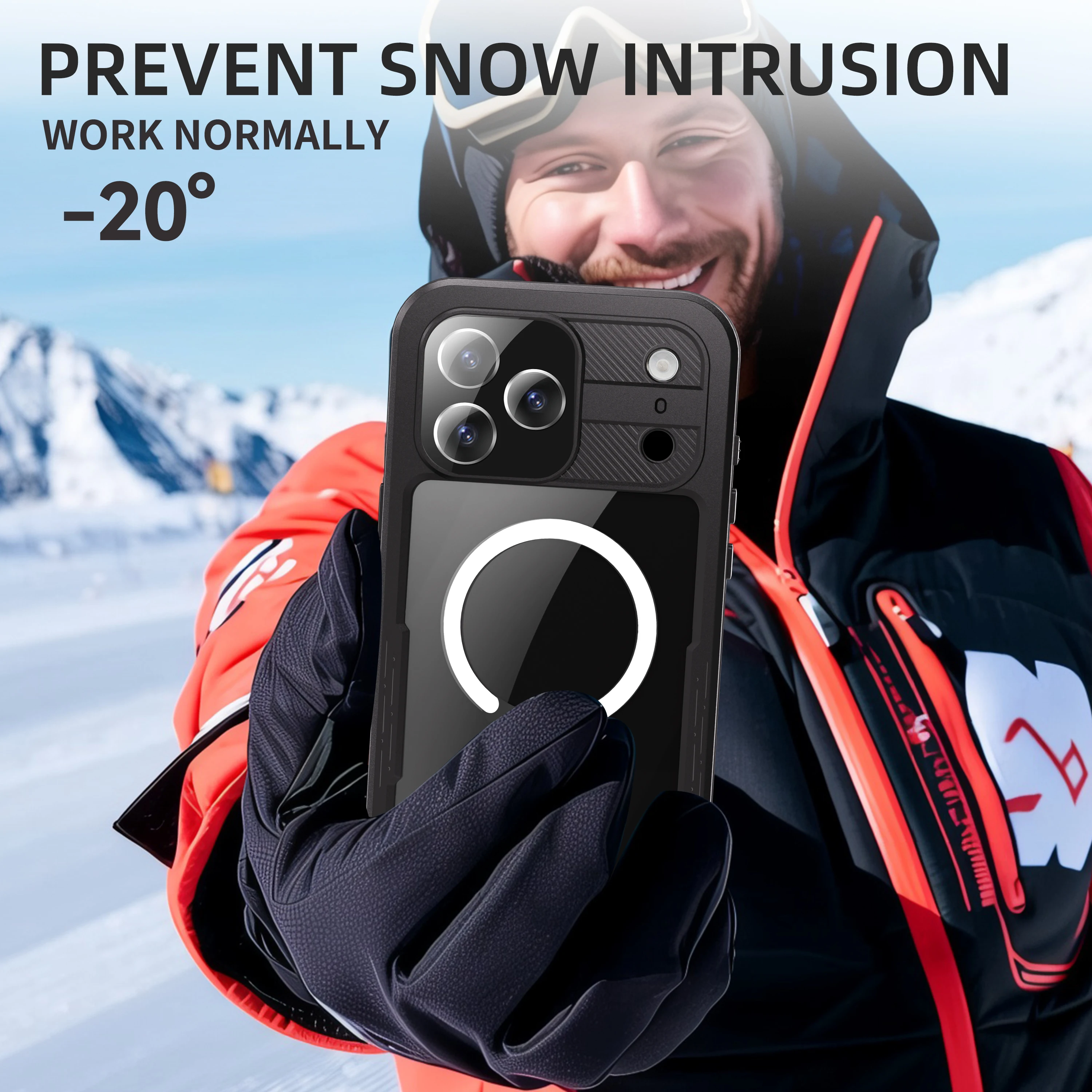 Shellbox Magnetic Shockproof Dustproof Waterproof Phone Case - Durable Protective Cover