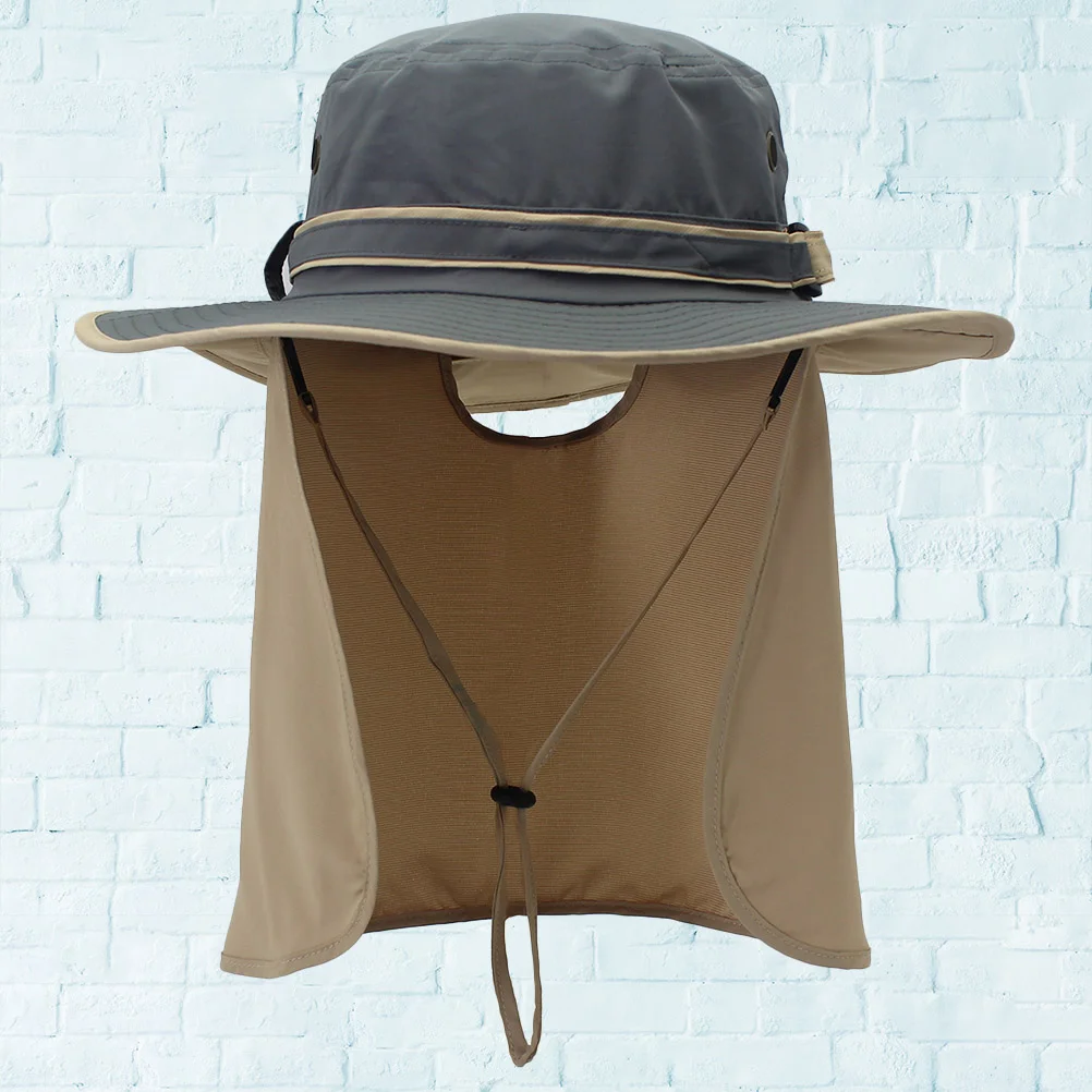 

Fishmen Hat with Flap Fisherman's Bucket Sunhats Bowler Cap UV Protection Travel
