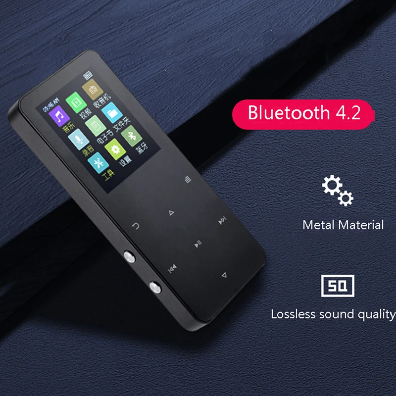 1 шт., mp3-плеер с Bluetooth, сенсорной клавишей