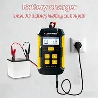 12V Car Charger Battery Tester 5/10A Gel Battery Charger Power Bank Pulse AGM Wet Dry Lead Acid Auto Repair Tools Repair device