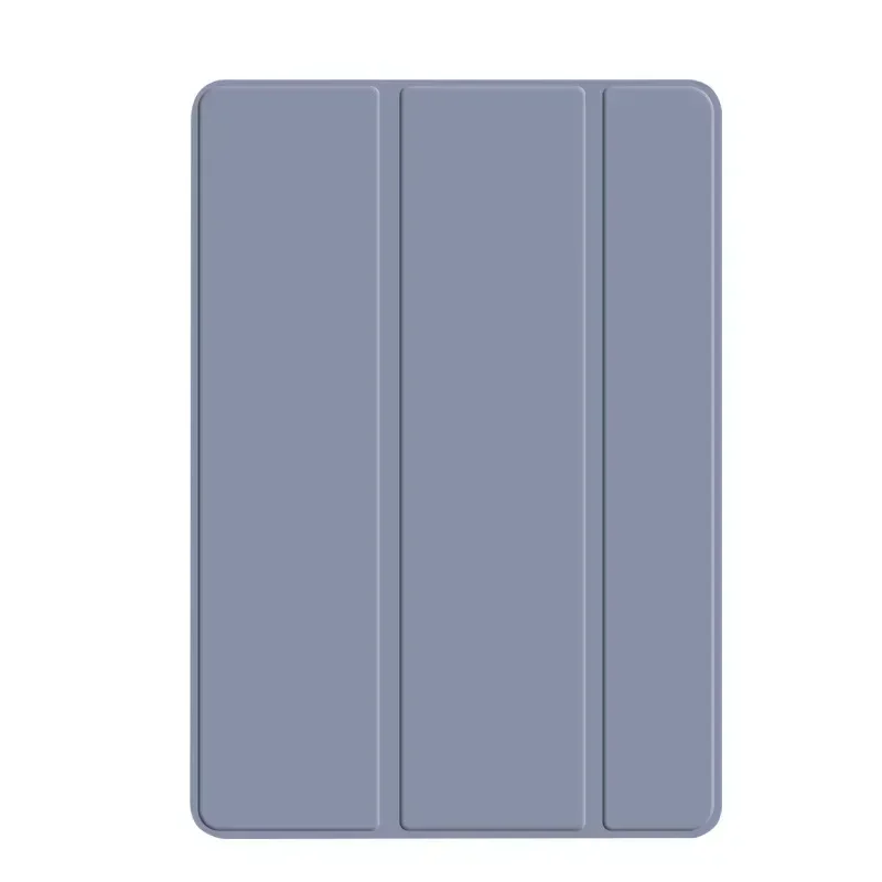 Premium Leather Folding Stand Tablet Case - Soft Silicone Back & Smart Cover