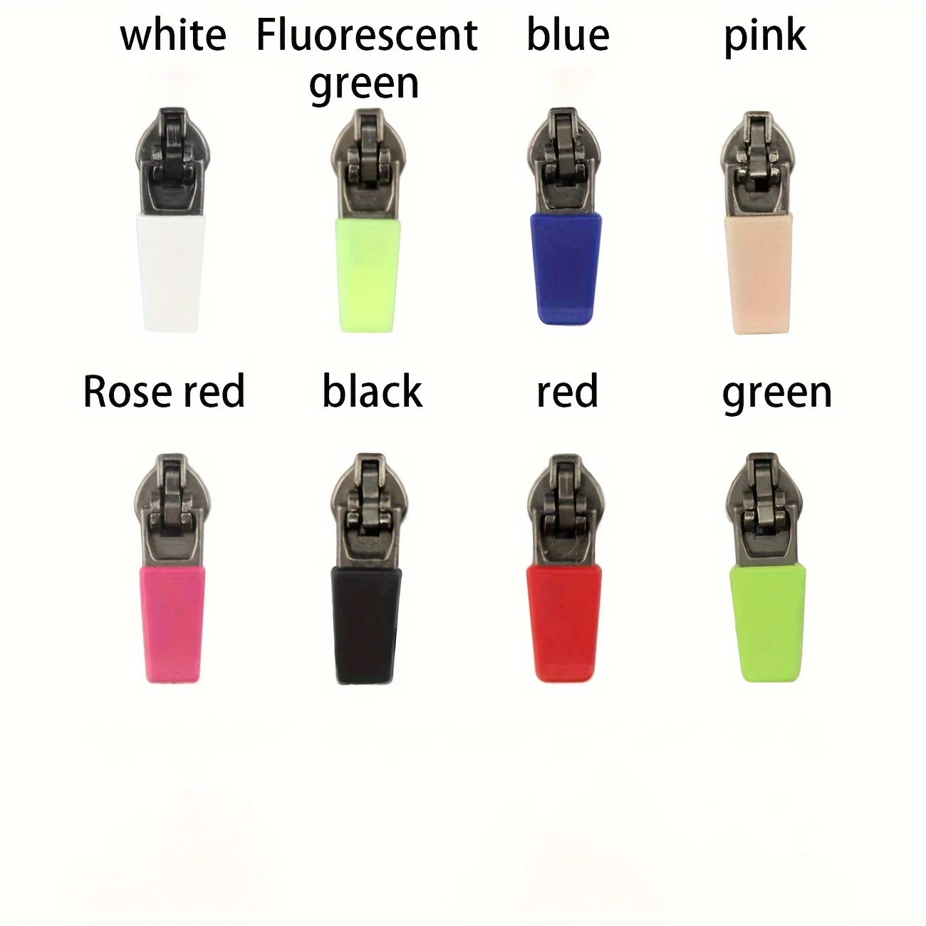 20pcs Nylon zipper puller with spring mechanism, various colors, high quality zipper change puller, sewing tool accessories