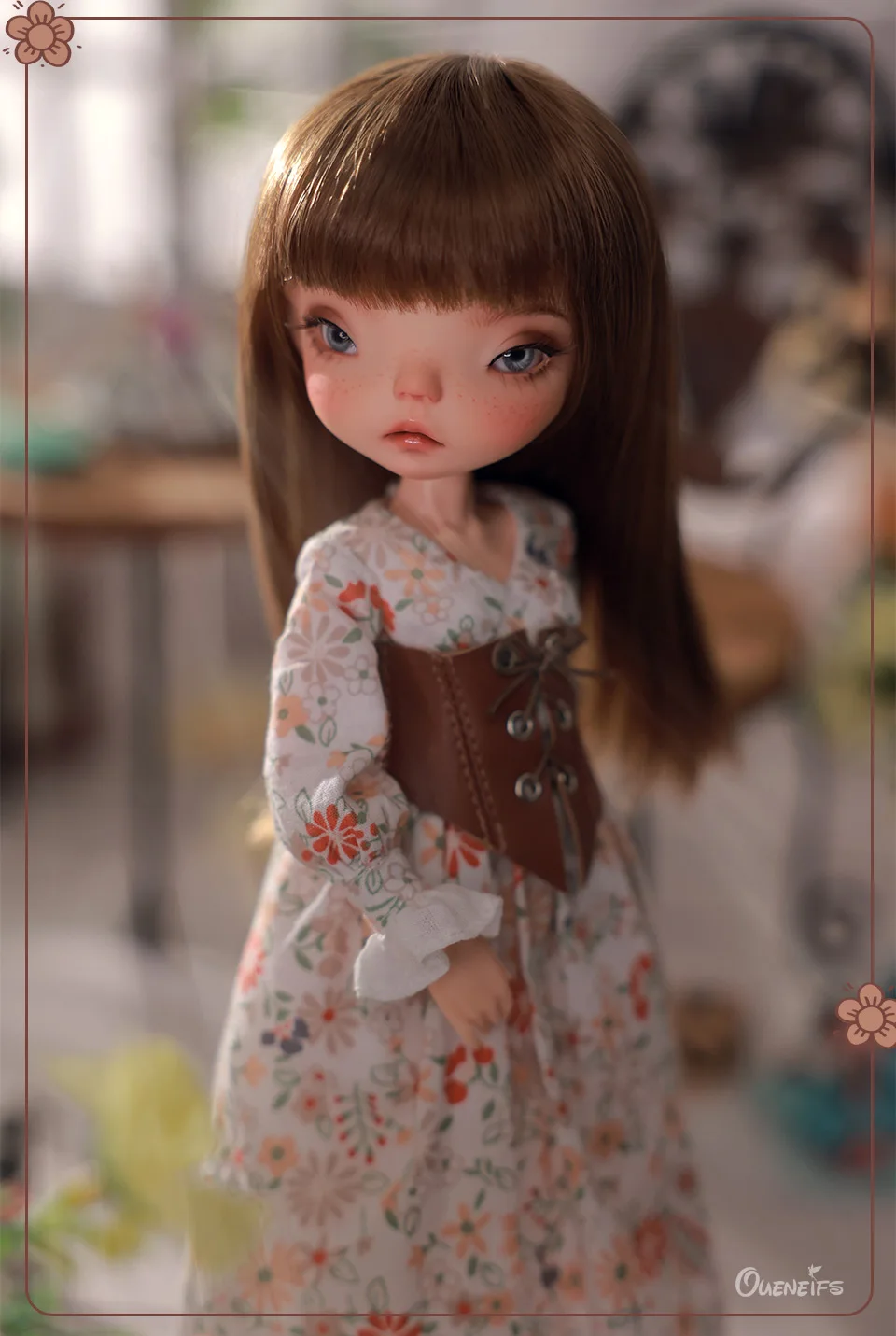 人形 Yo-SD size Ball-Jointed Doll (Long Legs) New BJD Doll 1/6 Skirt Big Head Young Girl Resin Toys Movable