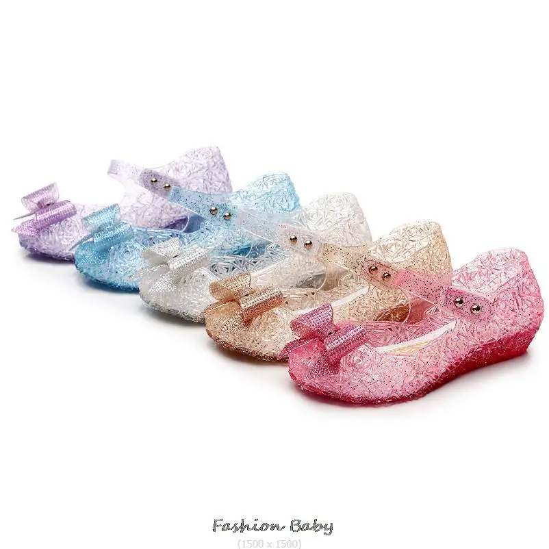New Big Girls Fashion Roma Sandals Plain Color Children Classical Flat Jelly Shoes Baby Soft Beach Shoes Summer