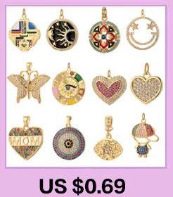 Heart Greek Eye Gold Color Pendant Charms for Diy Earrings Necklace Bracelet Evil Blue Eye Charms for Jewelry Making Supplies