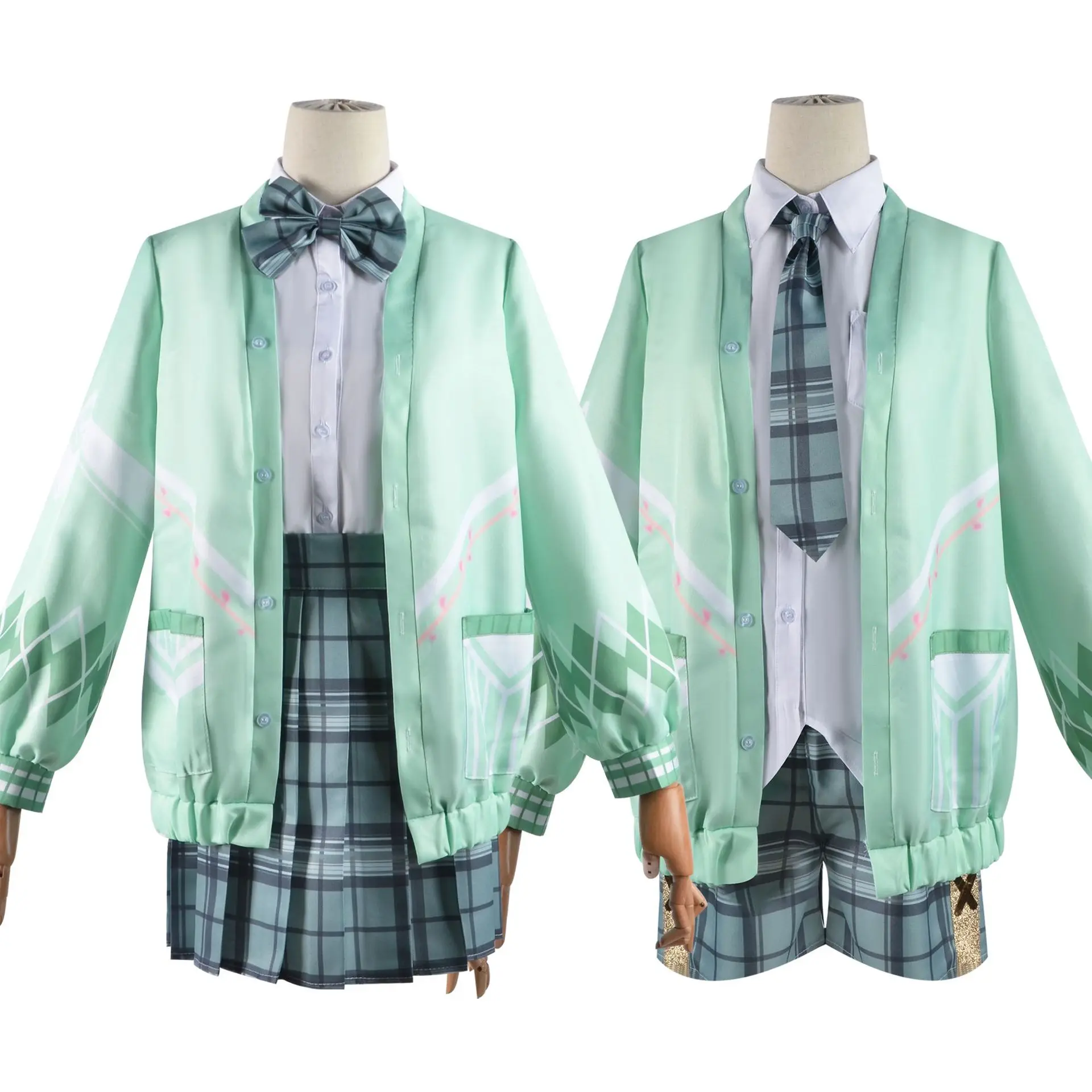 

Костюм для косплея из аниме «Венти геншин», одежда в китайском стиле для Хэллоуина, платье, шорты, парик, аксессуары, реквизит в подарок