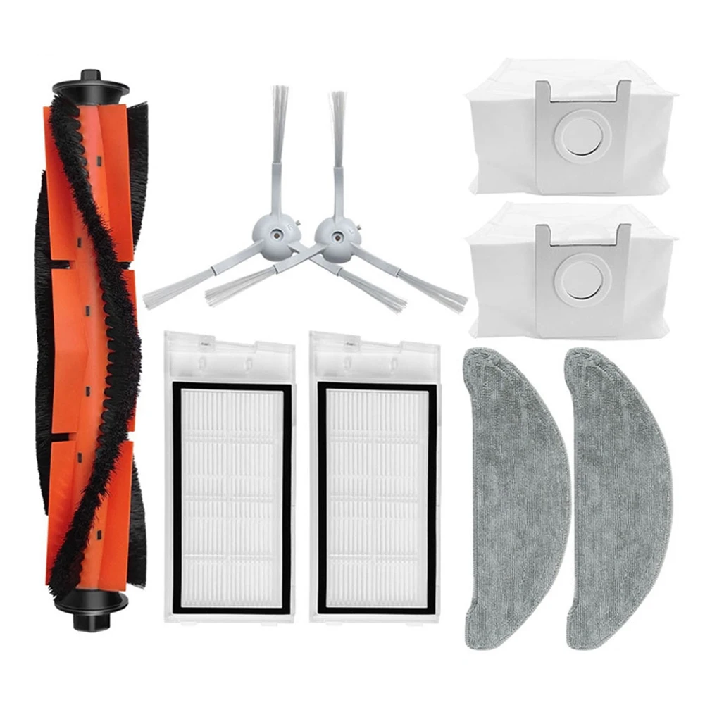 

Запчасти для робота-пылесоса Xiaomi Roidmi Eve Plus SDJ01RM, основная боковая щетка, фильтр НЕРА, насадка на швабру, тканевый тряпичный пылесборник